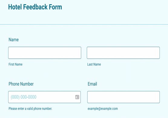 Hotel Guest Satisfaction Questionnaire