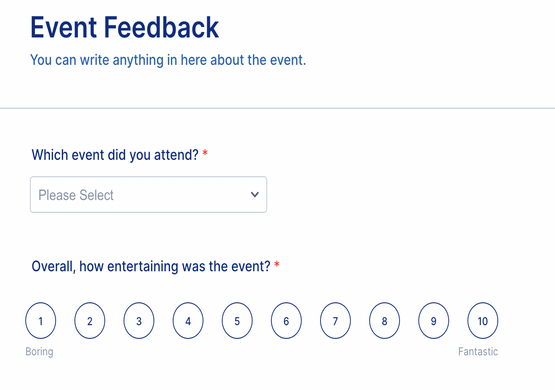 Simple Feedback Form Of Webinar