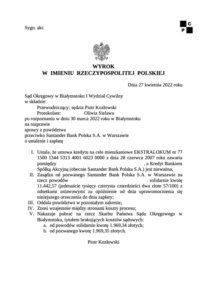Radca prawny Białystok: unieważnienie kredytu Ekstralokum!