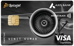 SpiceJet Axis Bank Voyage Black Credit Card