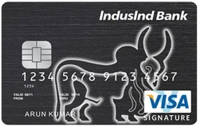 IndusInd Bank Signature Visa Credit Card