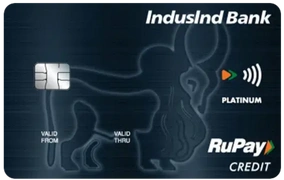 IndusInd Bank Platinum RuPay Credit Card