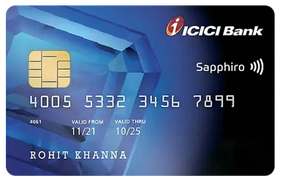 ICICI Bank Sapphiro Credit Card