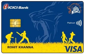 Chennai Super Kings ICICI Bank Credit Card