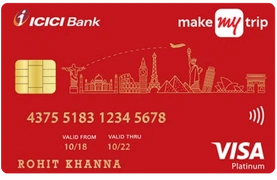 MakeMyTrip ICICI Bank Platinum Credit Card