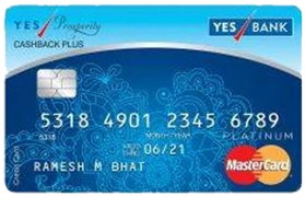 YES Prosperity Cashback Plus Credit Card