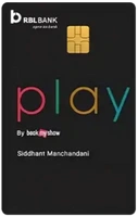 BookMyShow RBL Bank Play Credit Card