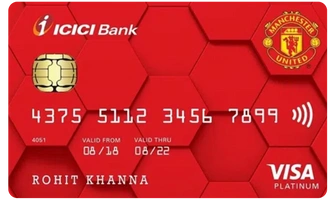 ICICI Bank Manchester United Platinum Credit Card