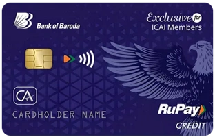 ICAI Bank of Baroda Exclusive Credit Card