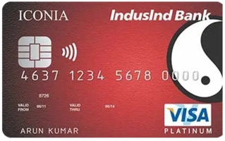 IndusInd Bank Iconia Visa Credit Card