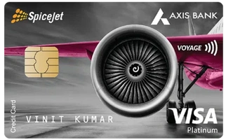 SpiceJet Axis Bank Voyage Credit Card