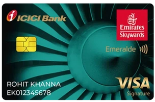 Emirates Skywards ICICI Bank Emeralde Credit Card