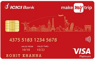 MakeMyTrip ICICI Bank Platinum Credit Card