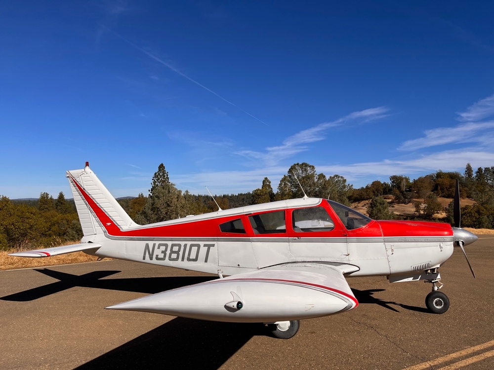 1968 Piper PA-28 Arrow 180 $55,000 (Here At Placerville) - N3810T