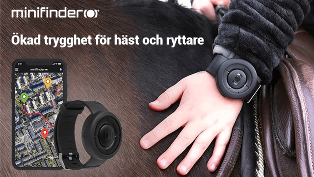 Ökad trygghet för häst och ryttare med MiniFinder Nano