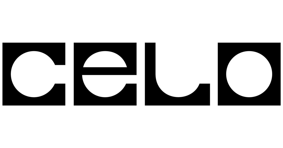 Celo brand logo, potentially related to vertical farming finance or technology.