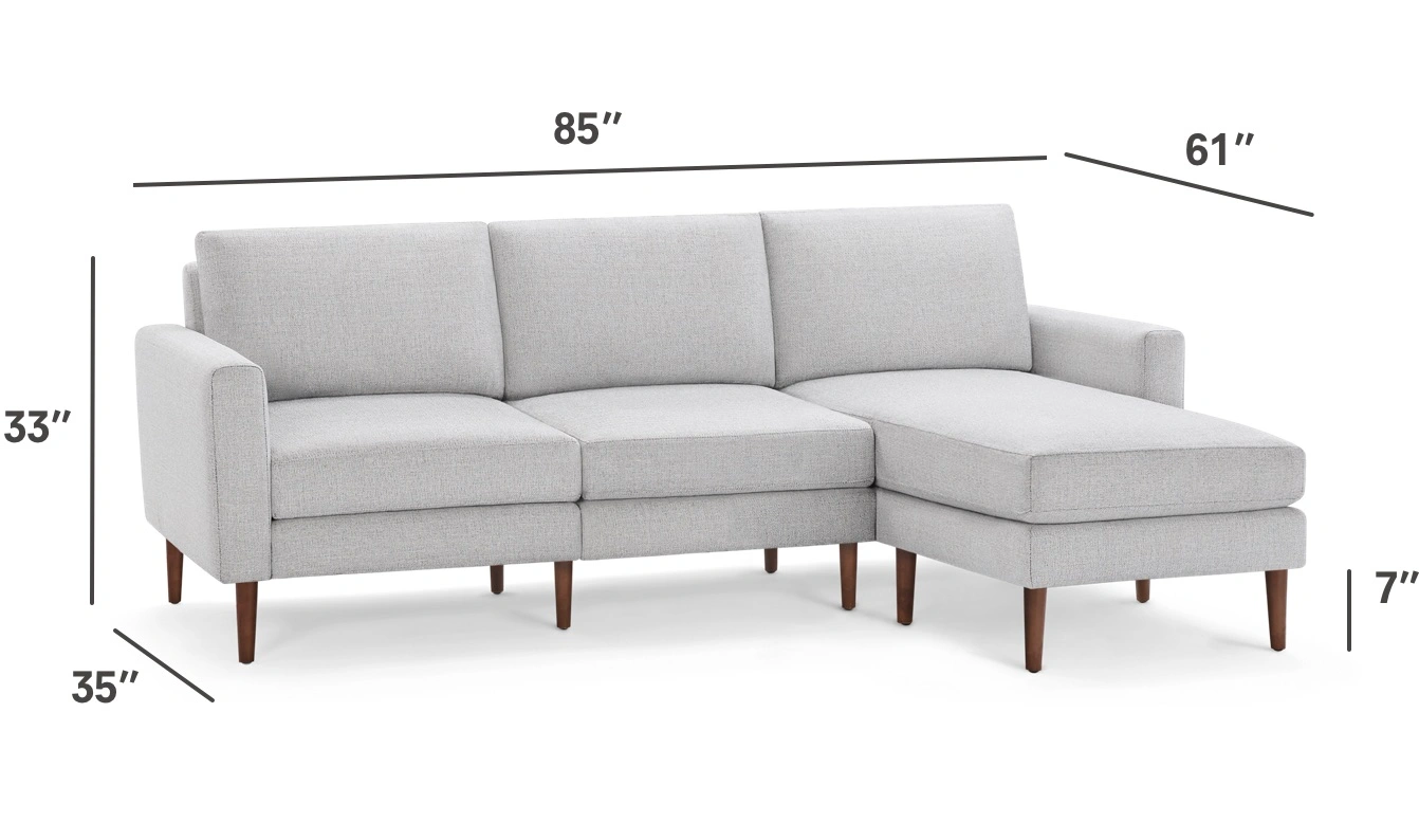 Modern Movable Sectional Couch Burrow