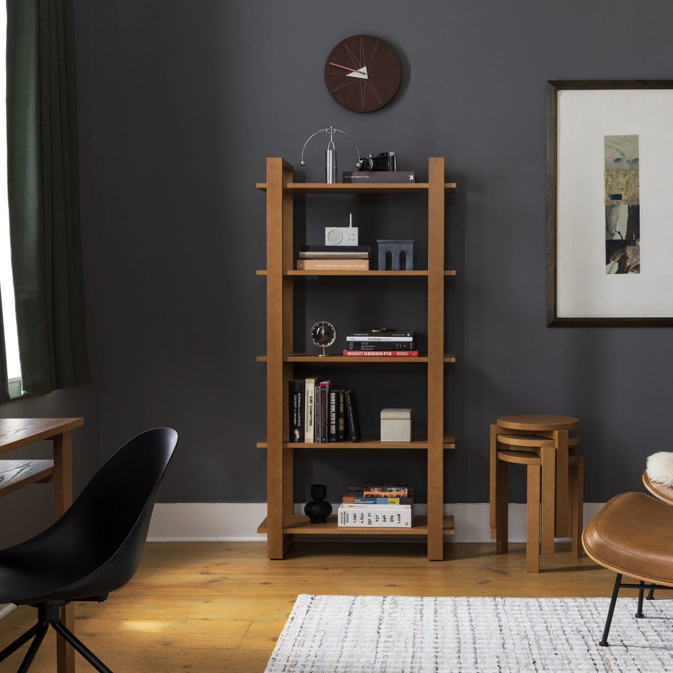 Library bookcase chair hot sale