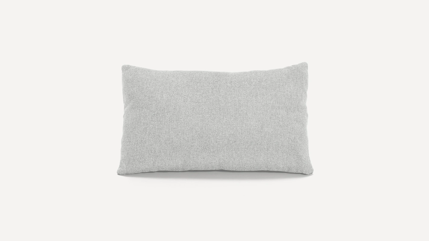 Burrow Nomad Lumbar Pillow in Navy Blue