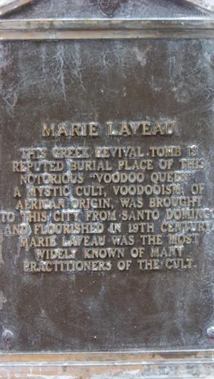 Marie Laveau Placard