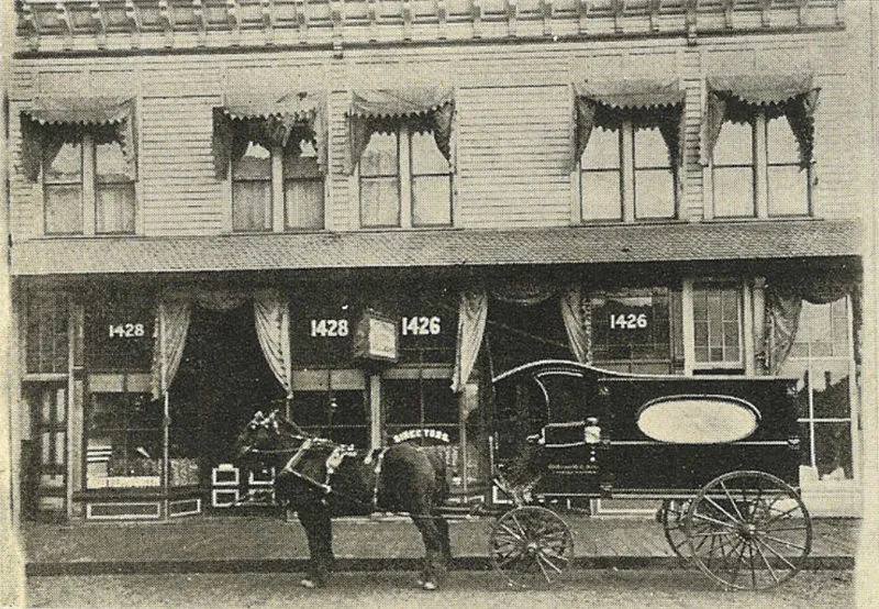 Butterworth Funeral Home, 1900