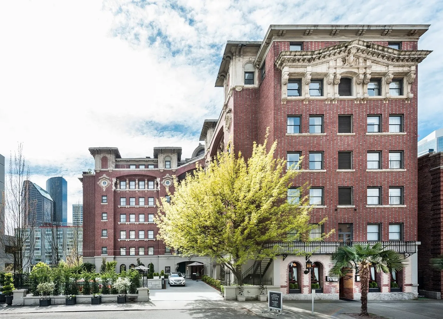 Exterior of the Sorrento Hotel