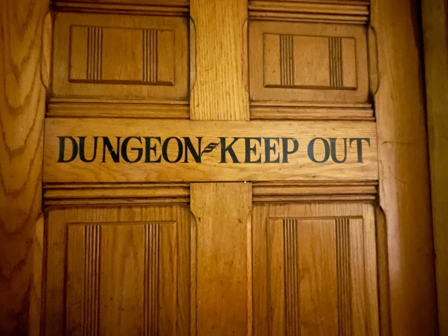 Door to the dungeon!