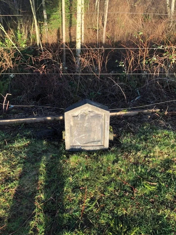 Grave stone on the grounds