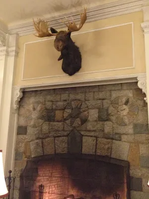 Fireplace in the Main Lobby