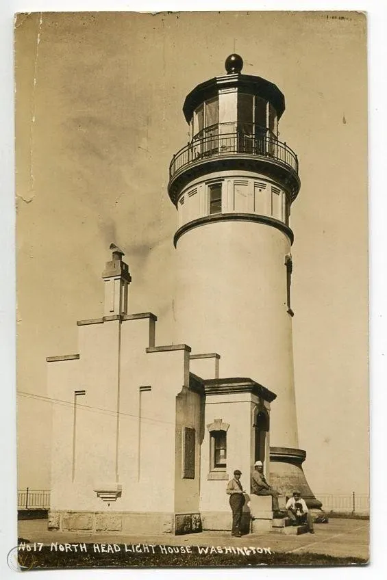 North Head Lighthouse Old Postcard