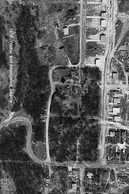 Aerial View of Comet Lodge Cemetery, 1946