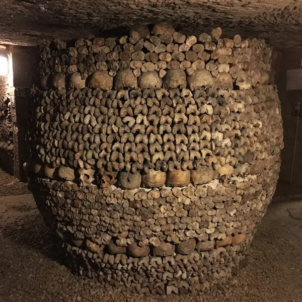 tower of skulls and bones