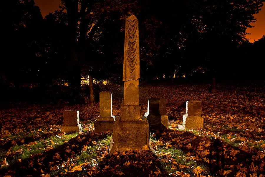 Headstones at Comet Lodge Cemetery