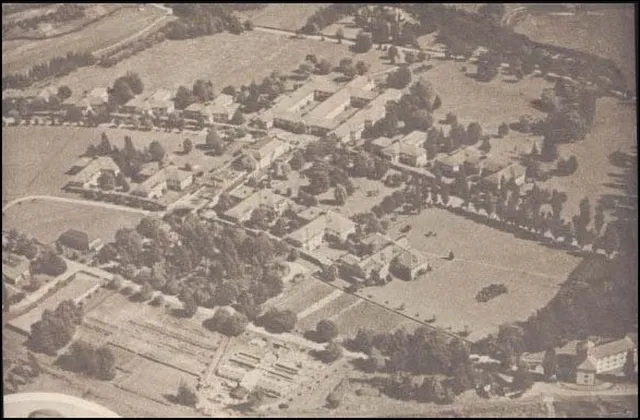 Aerial view of the Northern State Hospital, circa 1949