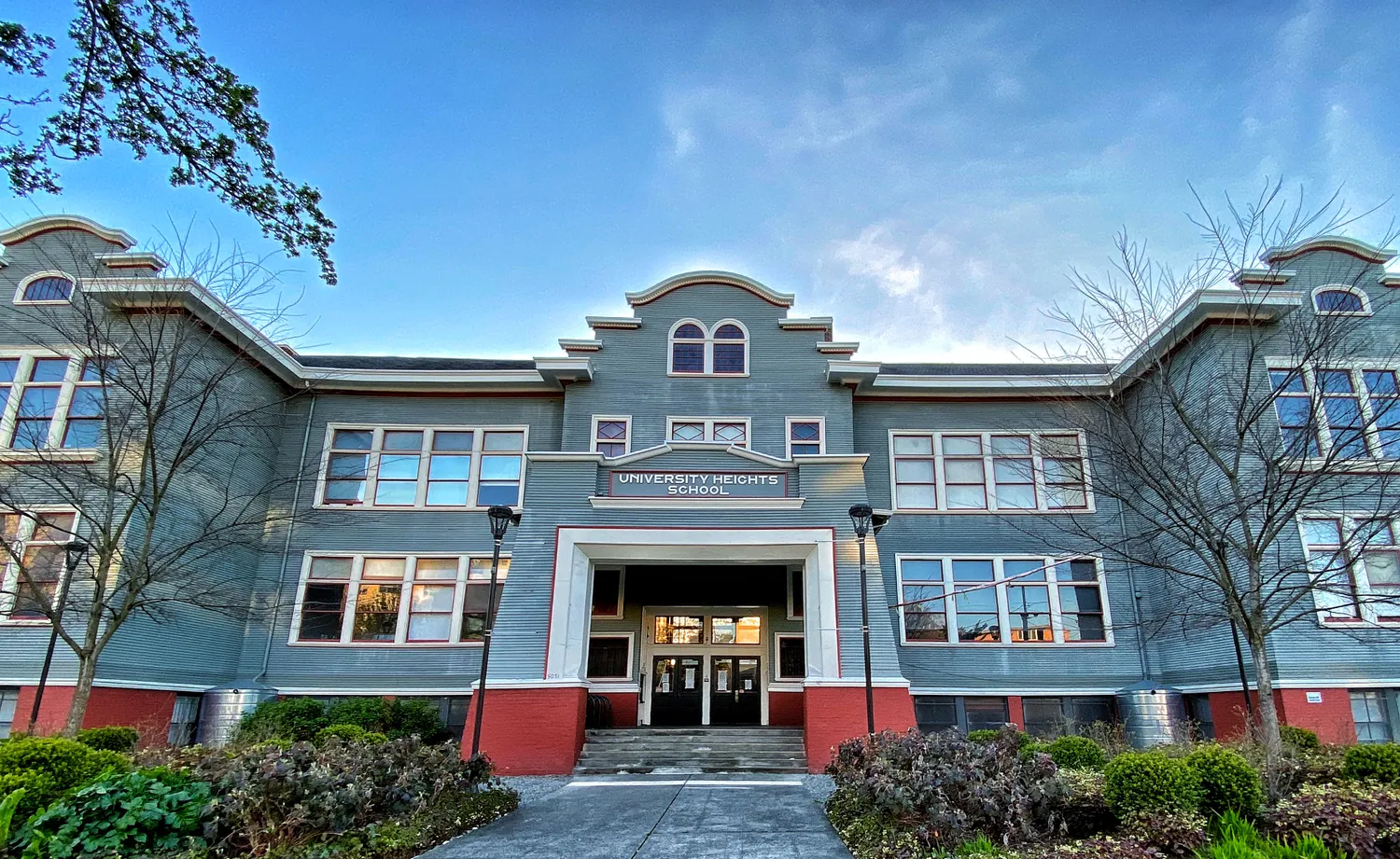 University Heights Center Front Entrance, 2020