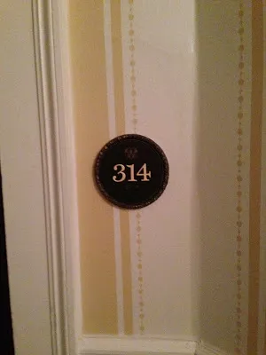 The door to Room 314 - Carolyn's Room