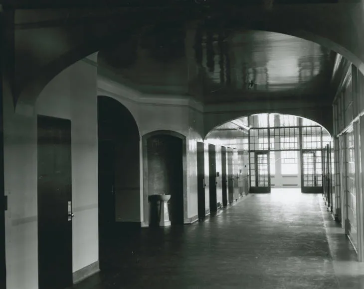 Hallway inside Northern State Hospital