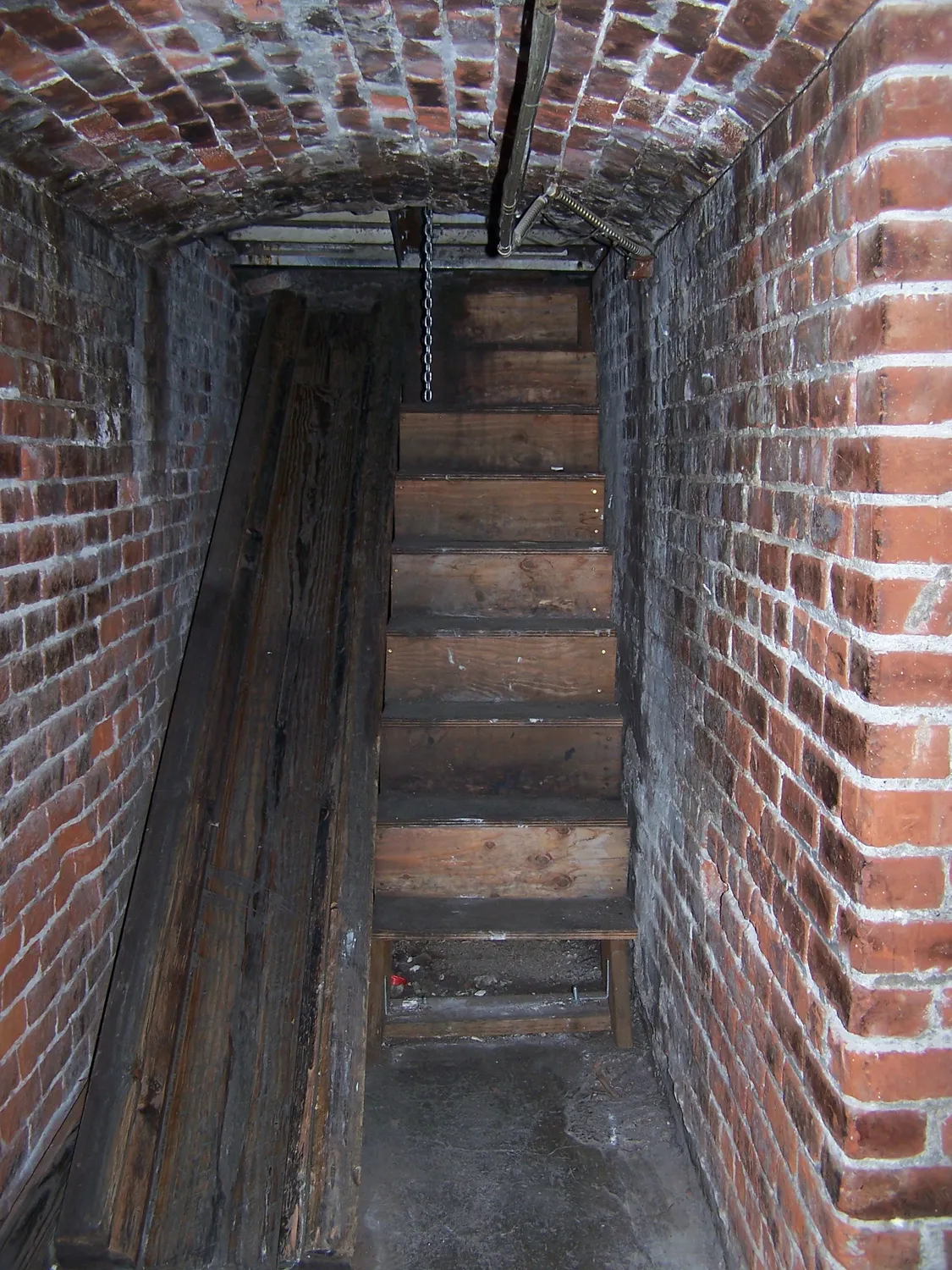 Stairwell to the tunnels