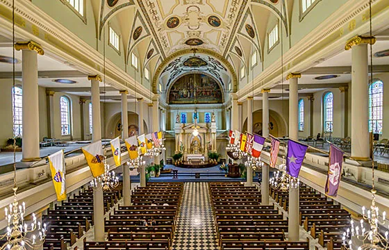 Interior of St. Louis Cathedral