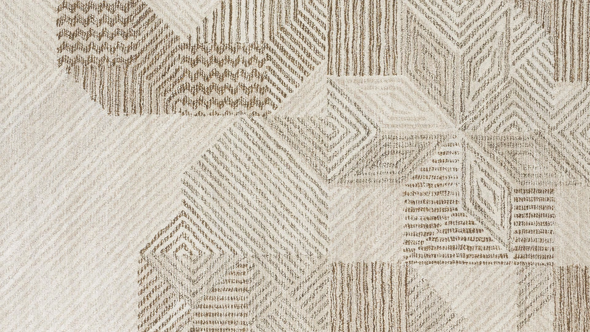 Burrow Diamonds Are Forever Rug in Beige