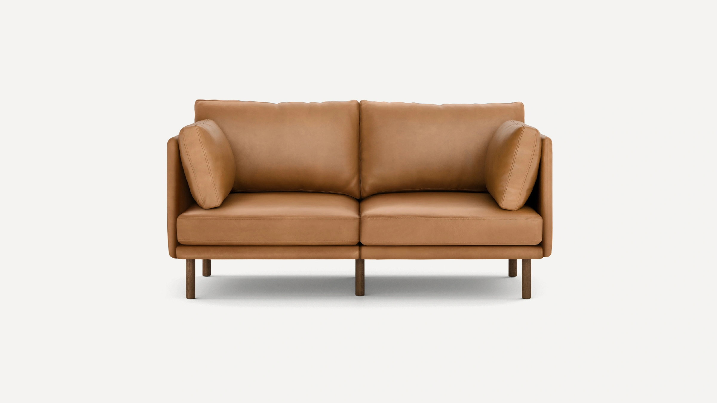 Field Leather 2-Piece Sofa | Burrow