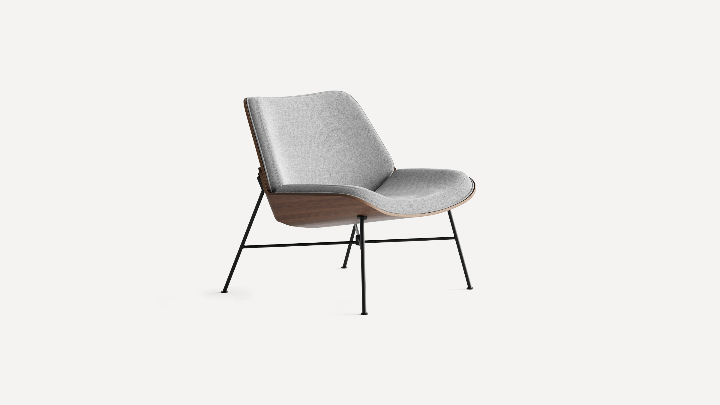 Black fabric online chair