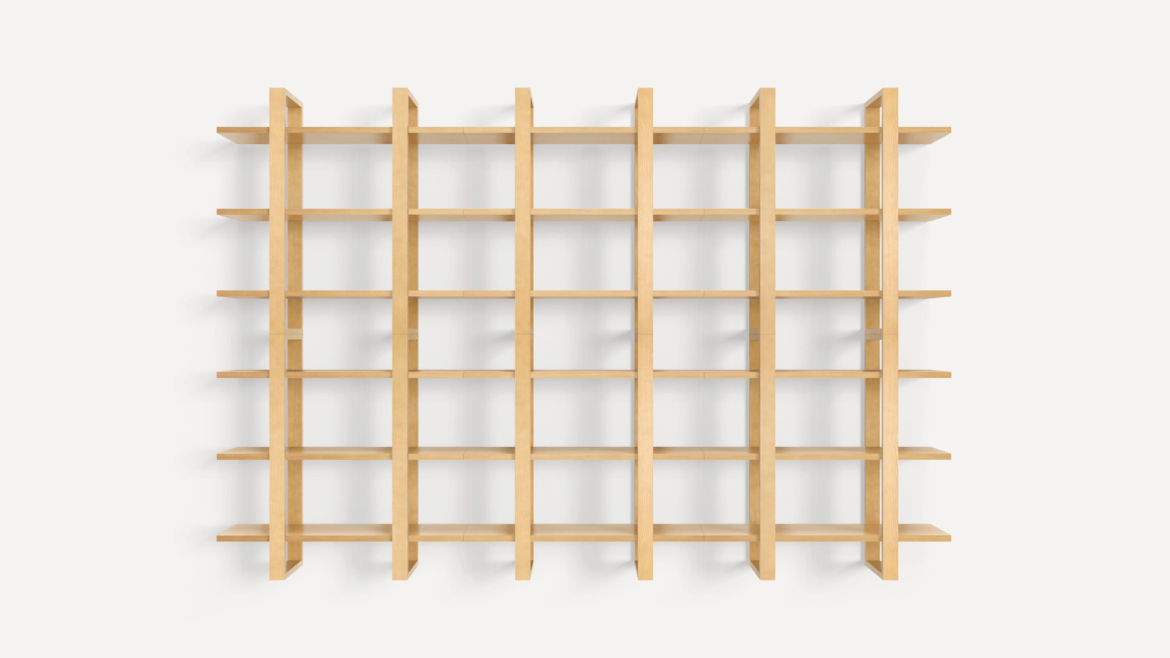 like-it Modular 6-Grid Shoe Shelf, 6 Grid Shelf with Add-Ons