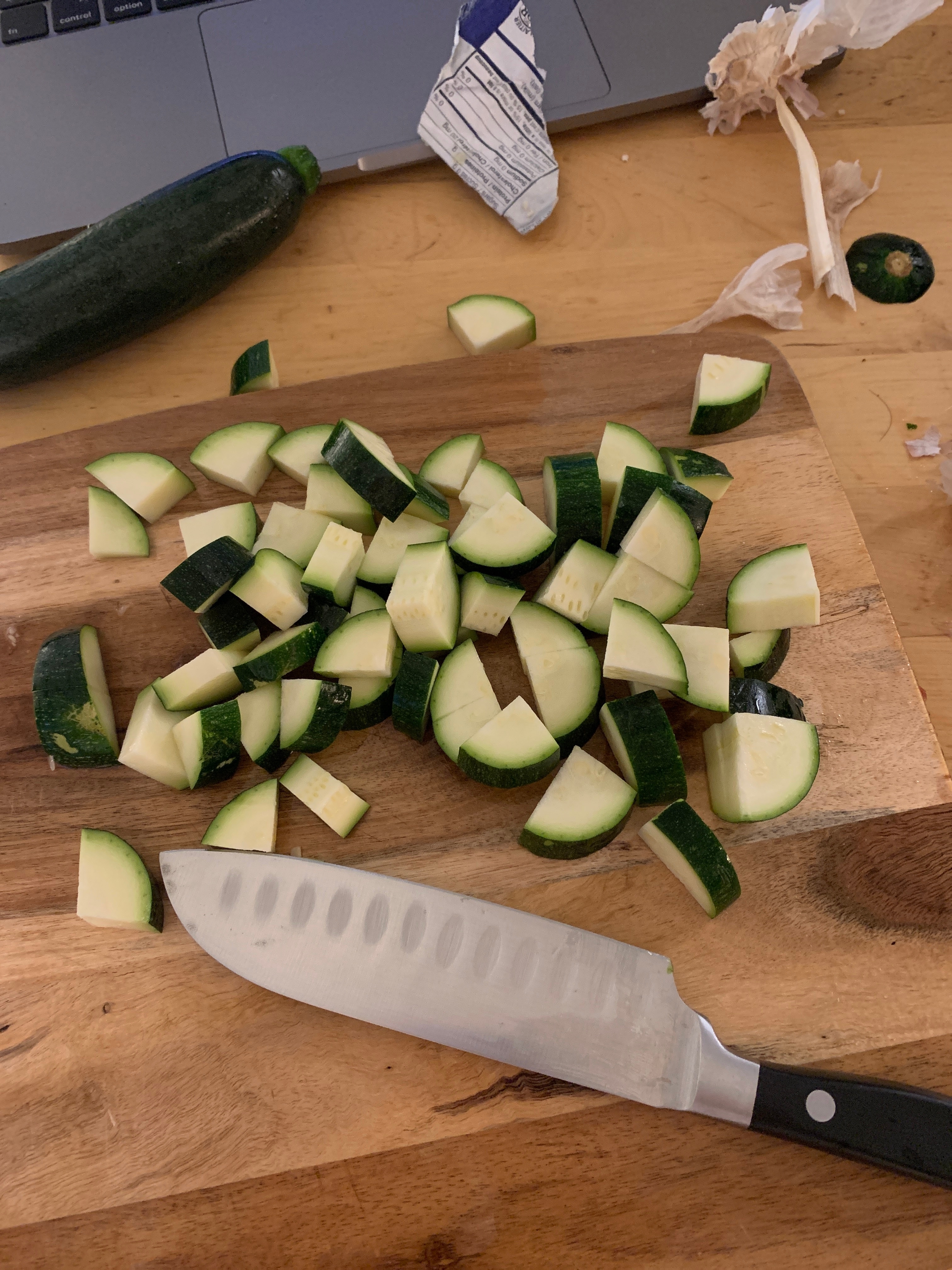 Step 3 for the Kabak Yemegi recipe