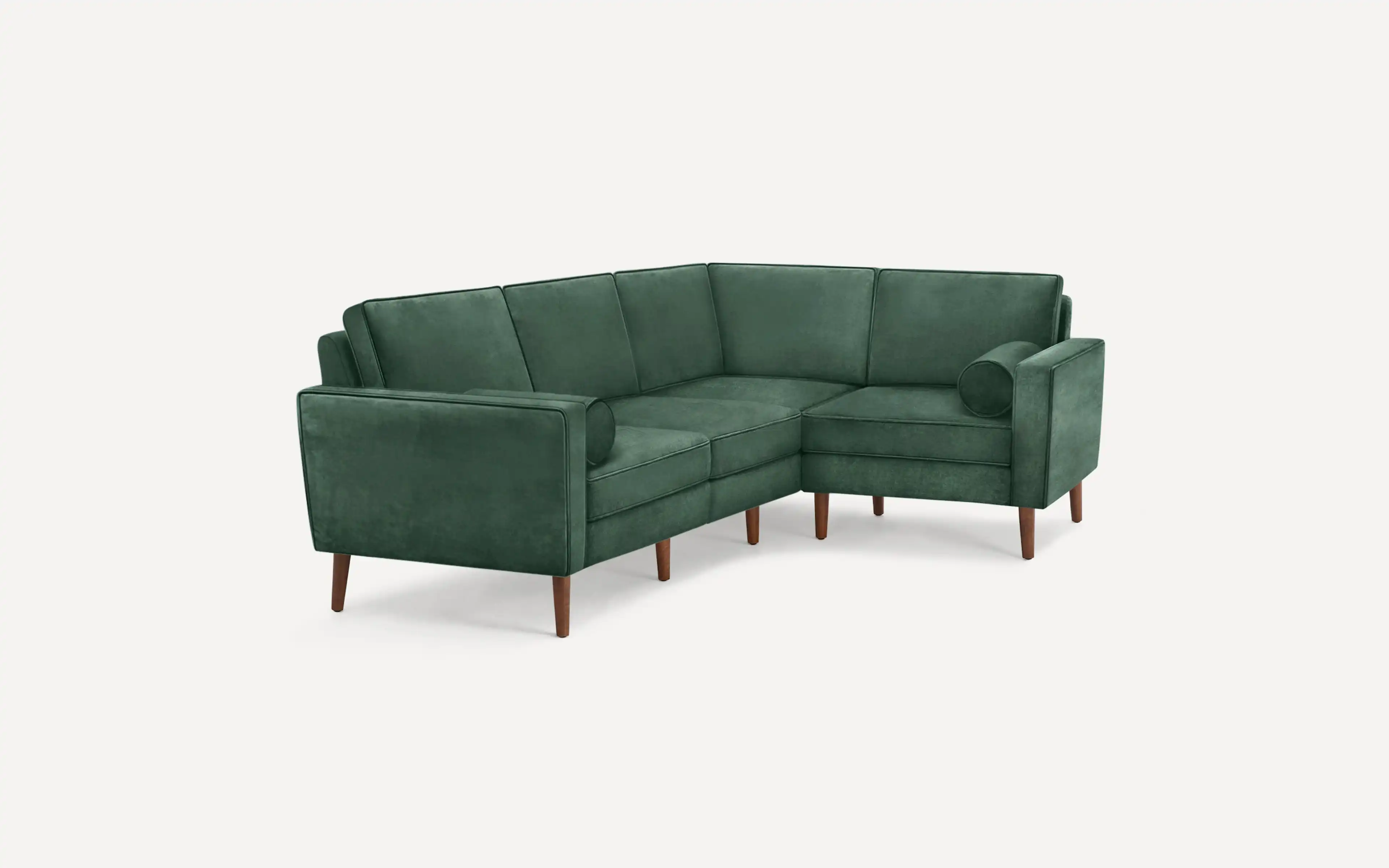 Nomad Velvet 4-Seat Corner Sectional