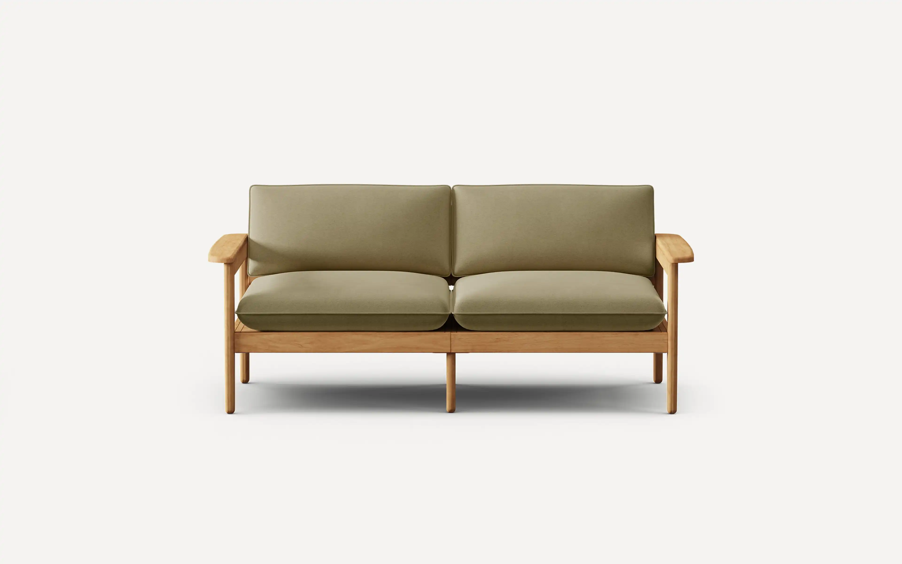 Dunes Teak 2-Piece Sofa