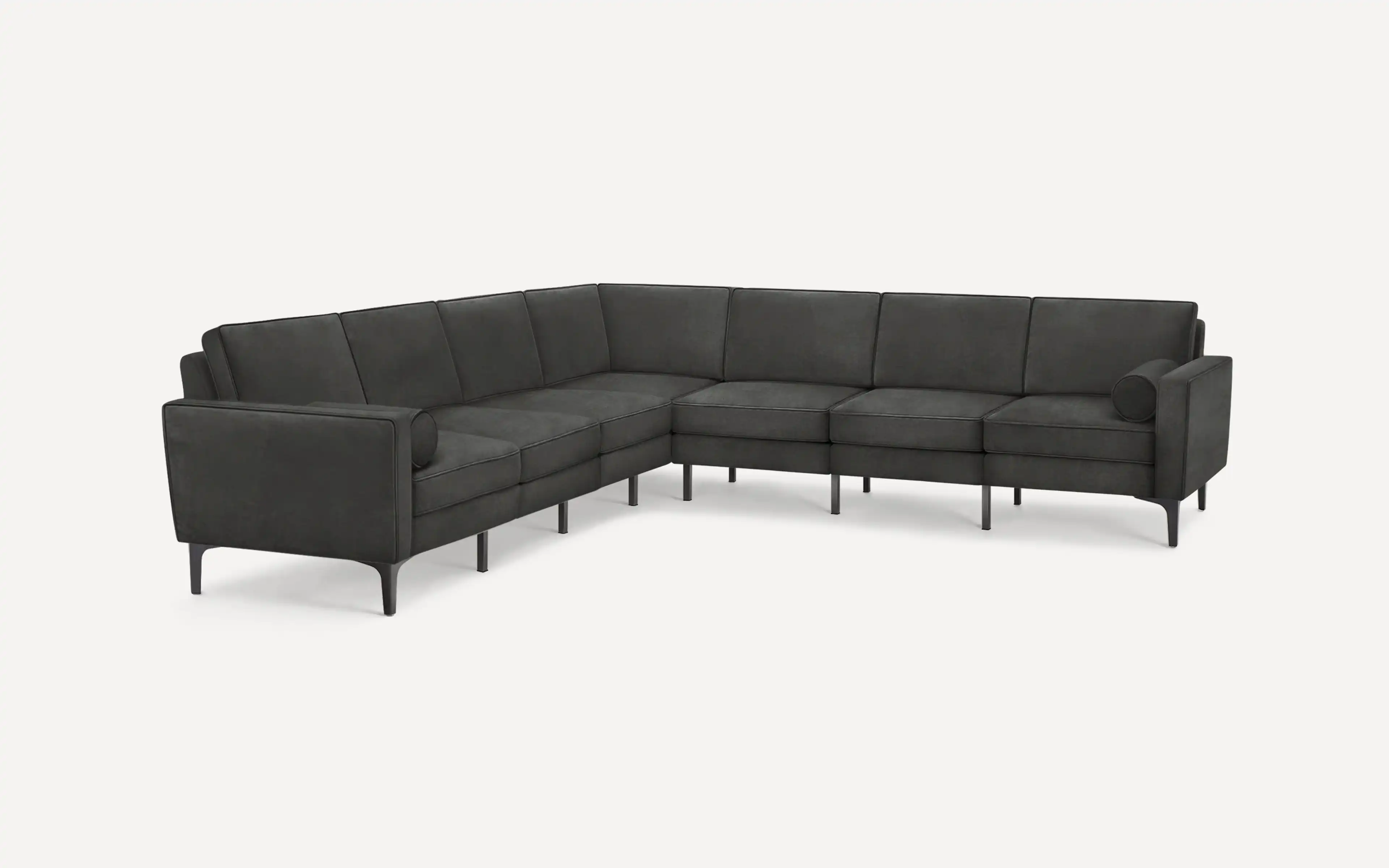 Nomad Velvet 7-Seat Corner Sectional