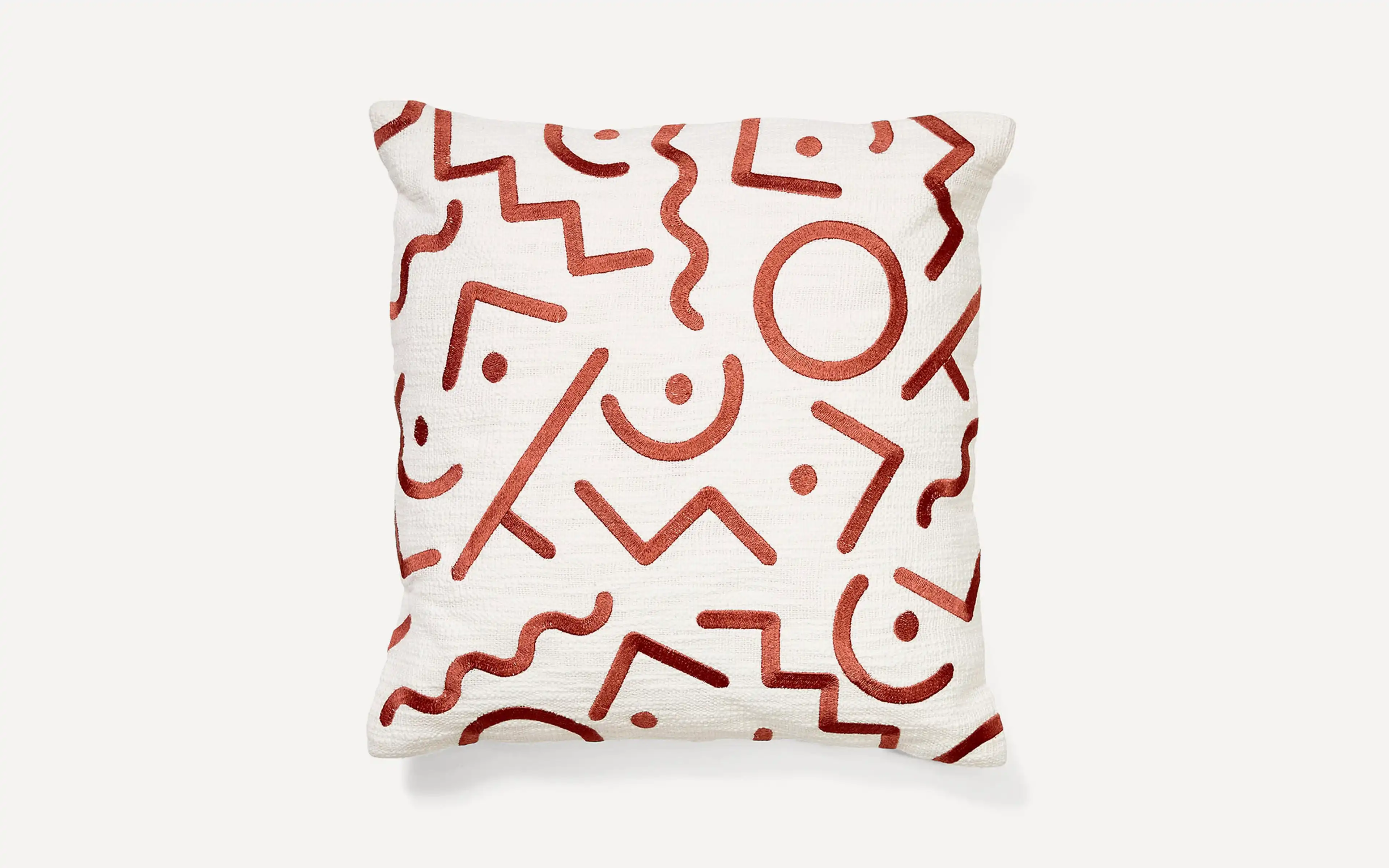 Persimmon Recess Pillow Cover