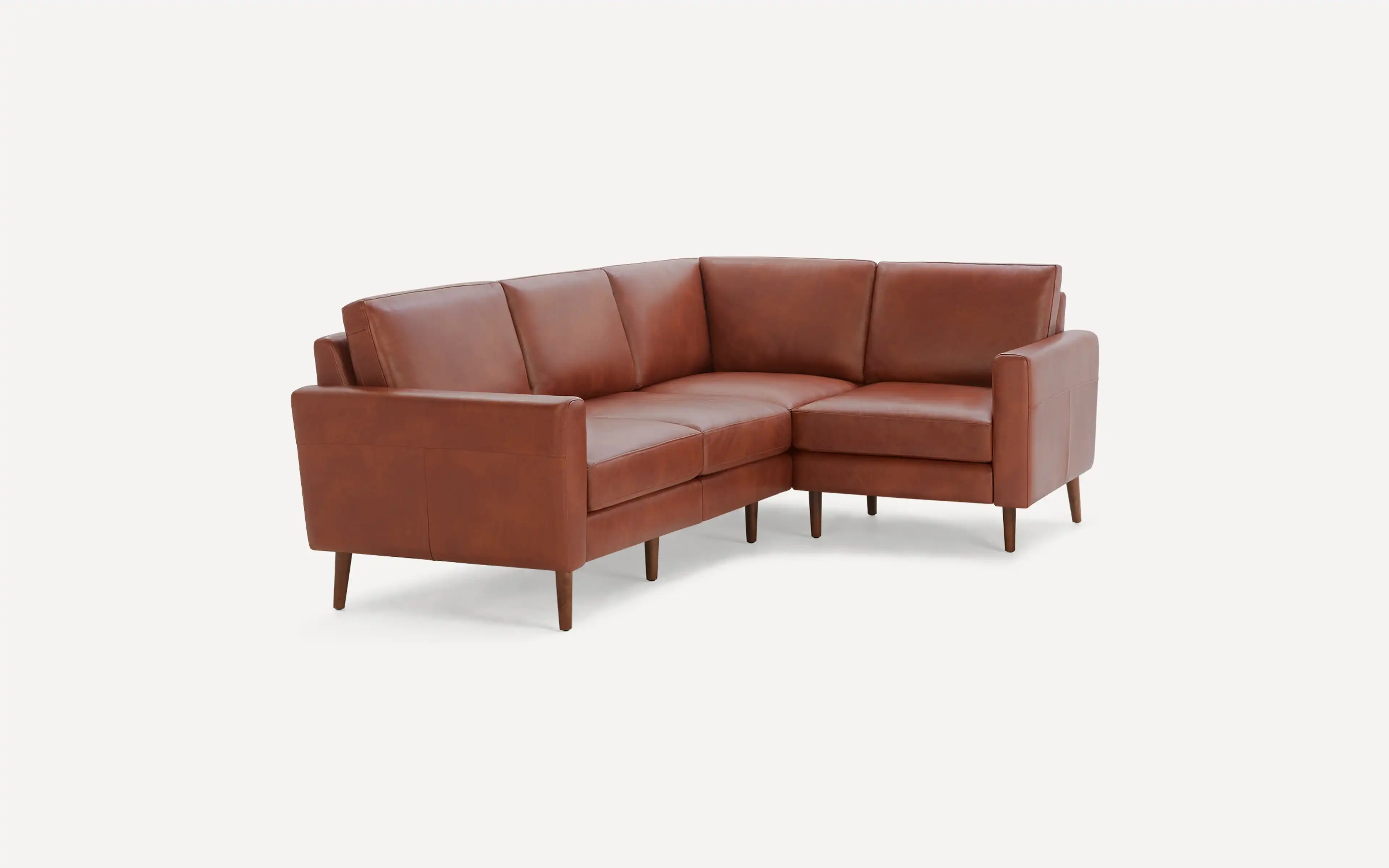 Nomad Leather 4-Seat Corner Sectional