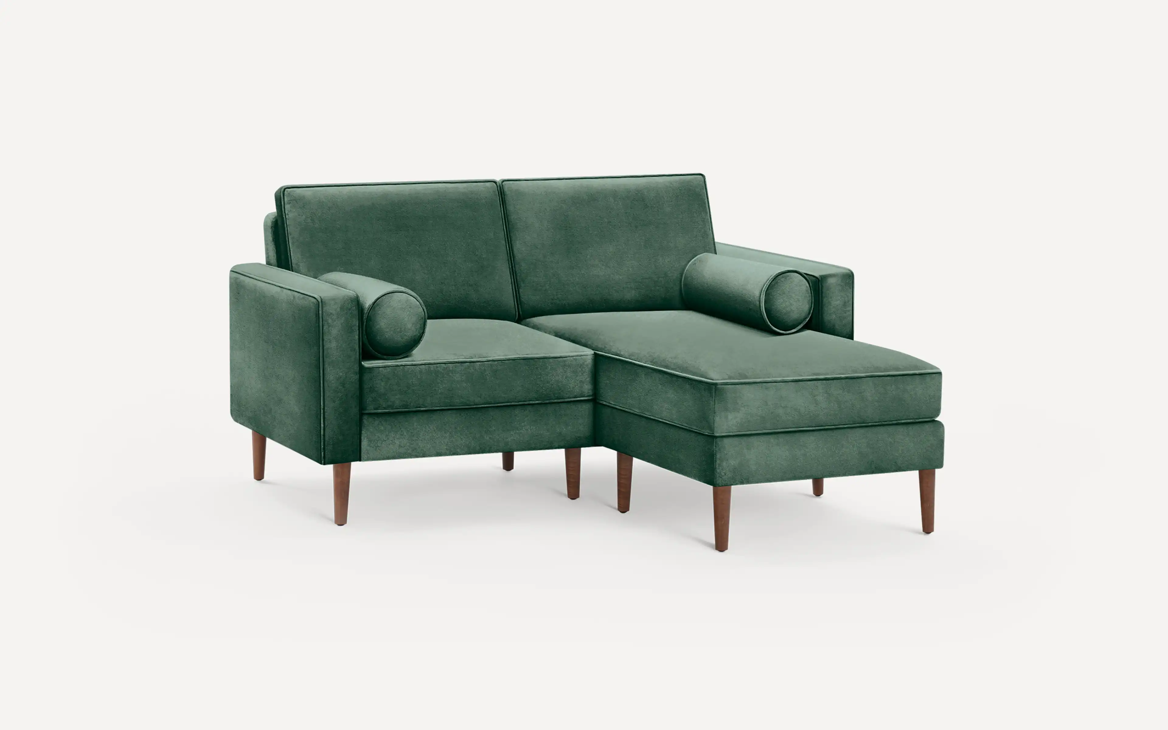 Original Nomad Chaise Loveseat in Jade Velvet